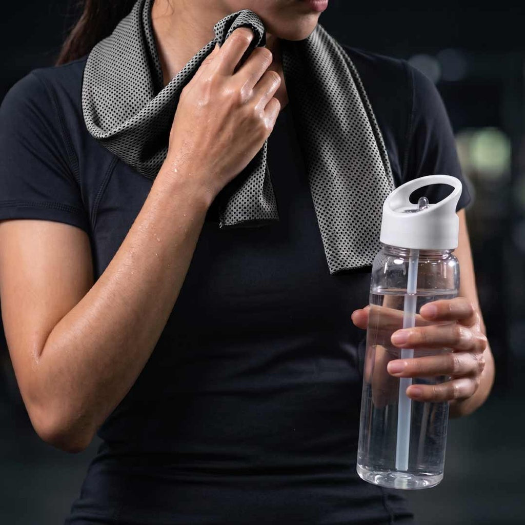WELLZ RPET Cooling Towel in RPET Bottle 800 ml by Giftology