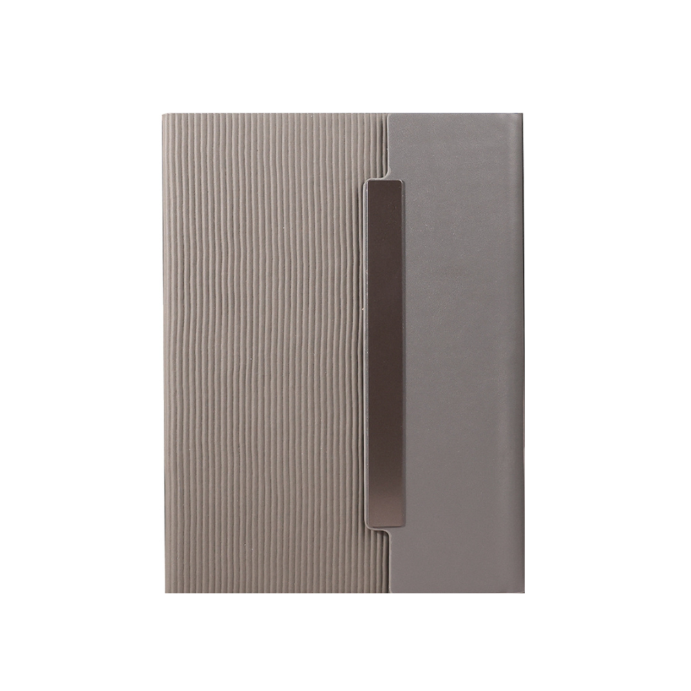 Steel Binding PU Leather Notebook with 150 HQ Sheets