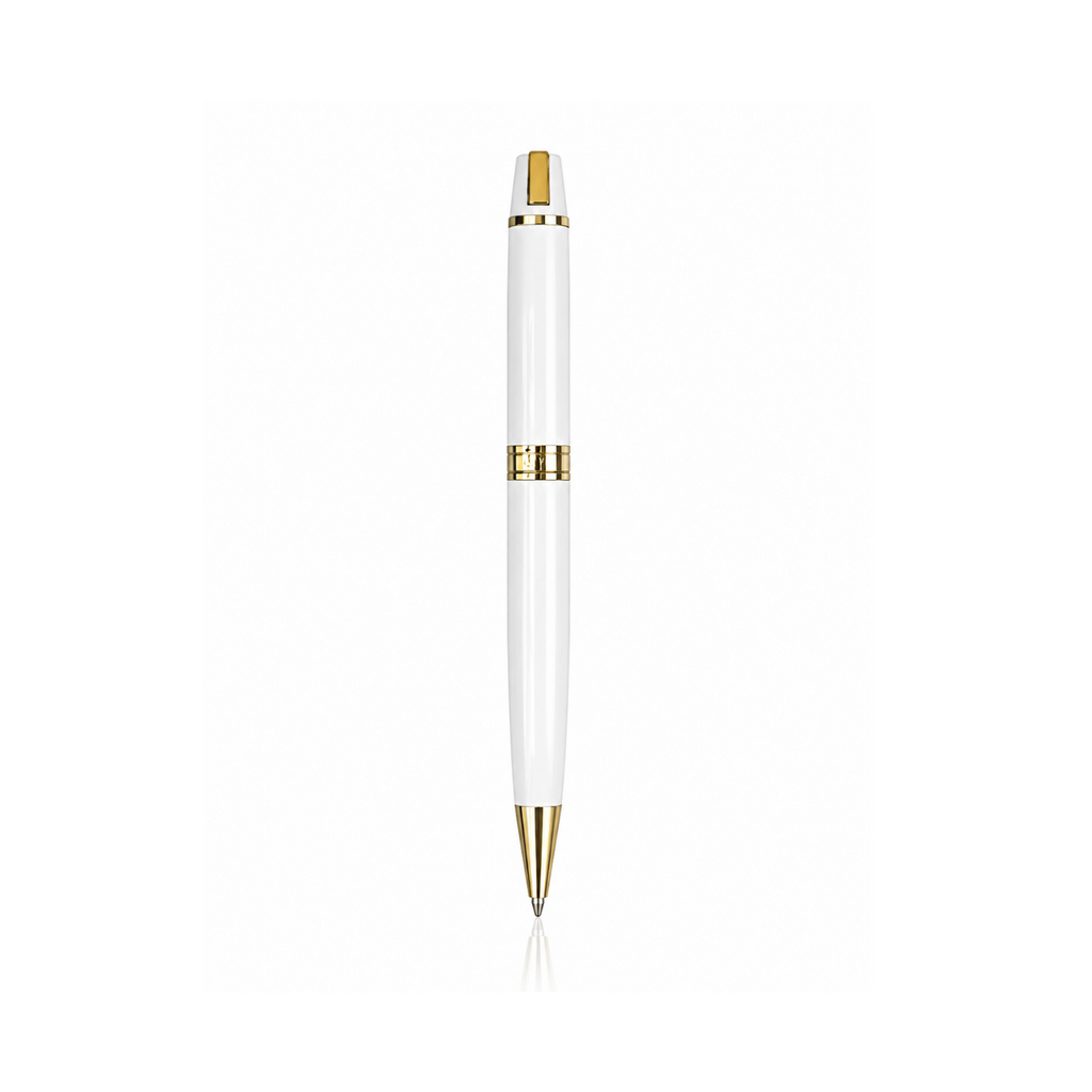 Premium Glossy Metal Pen with Black Pouch