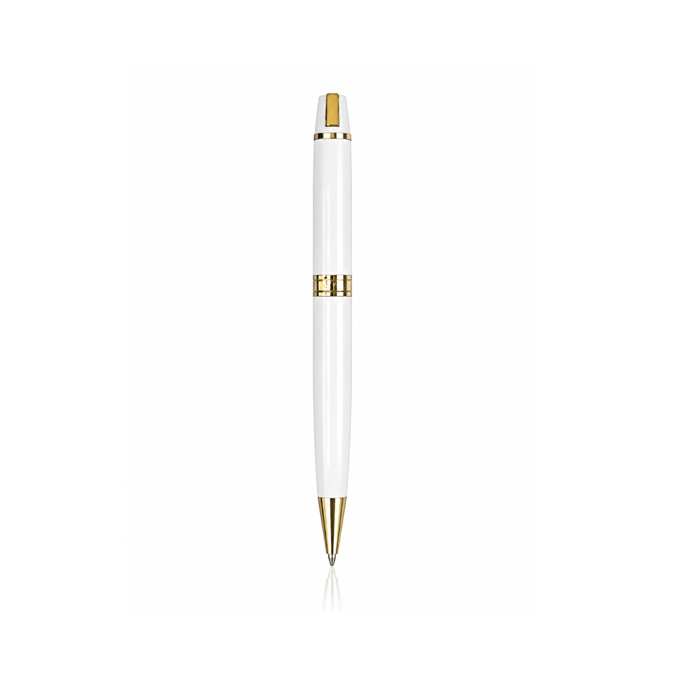 Premium Glossy Metal Pen with Black Pouch