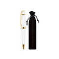Premium Glossy Metal Pen with Black Pouch