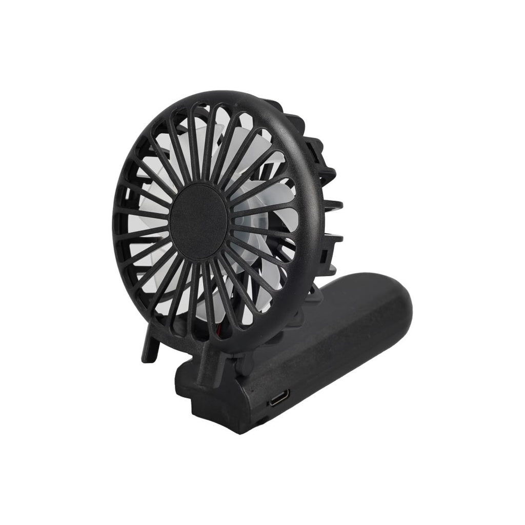 Rechargeable Handheld Fan with Foldable Desk Stand