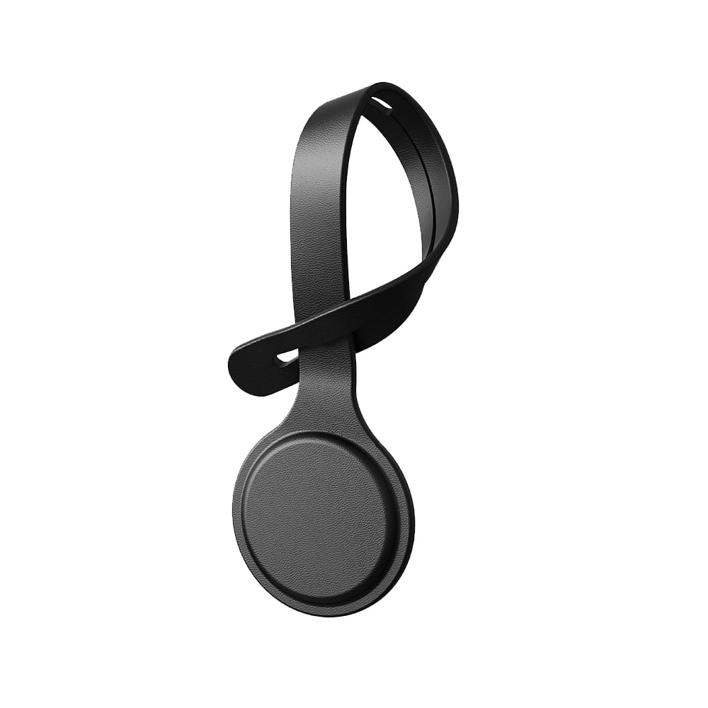 Recycled PU key organizer with dual Apple Find My and Google tracking compatibility
