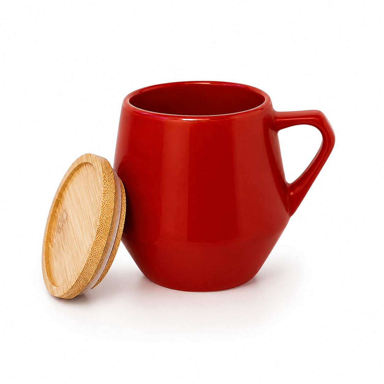 WELLZ Ceramic Mug with Bamboo Lid (eco-neutral)