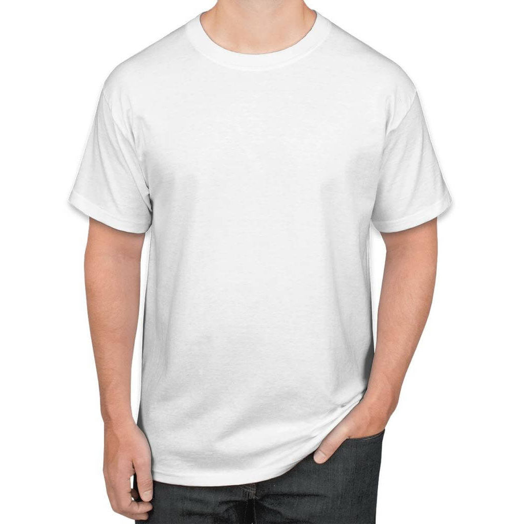 Santhome adult performance roundneck T-shirt in navy blue