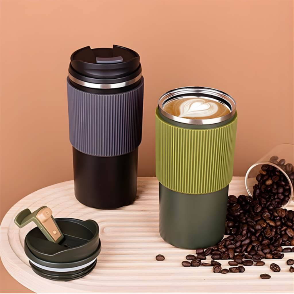 Coffee Mug with Silicone Grip 500ml