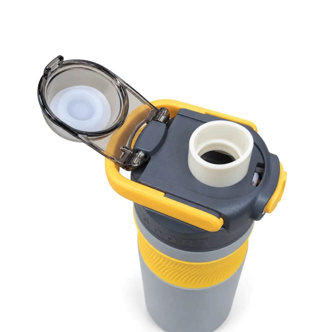 WELLZ Sports Water Bottle with Flip-Top Lid (600ml)