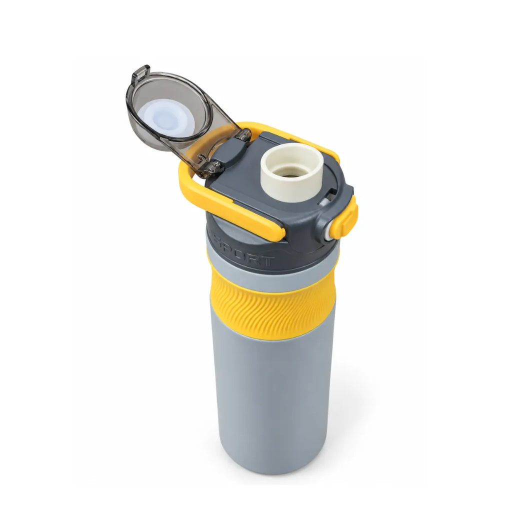 WELLZ Sports Water Bottle with Flip-Top Lid (600ml)