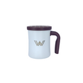 Wellz SS Softplate Insulated Coffee Mugs with TRP+PP Lid handle