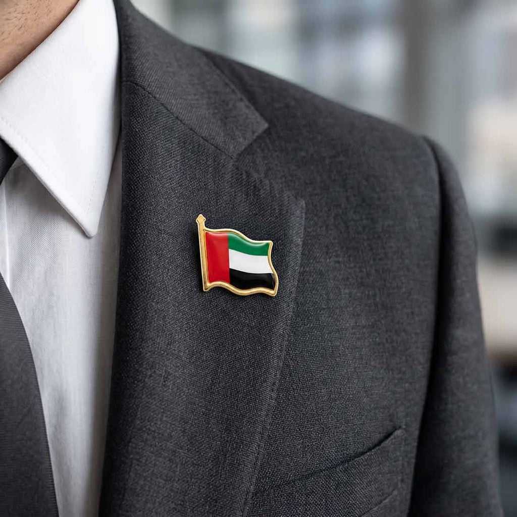 UAE Flag Pin Badge