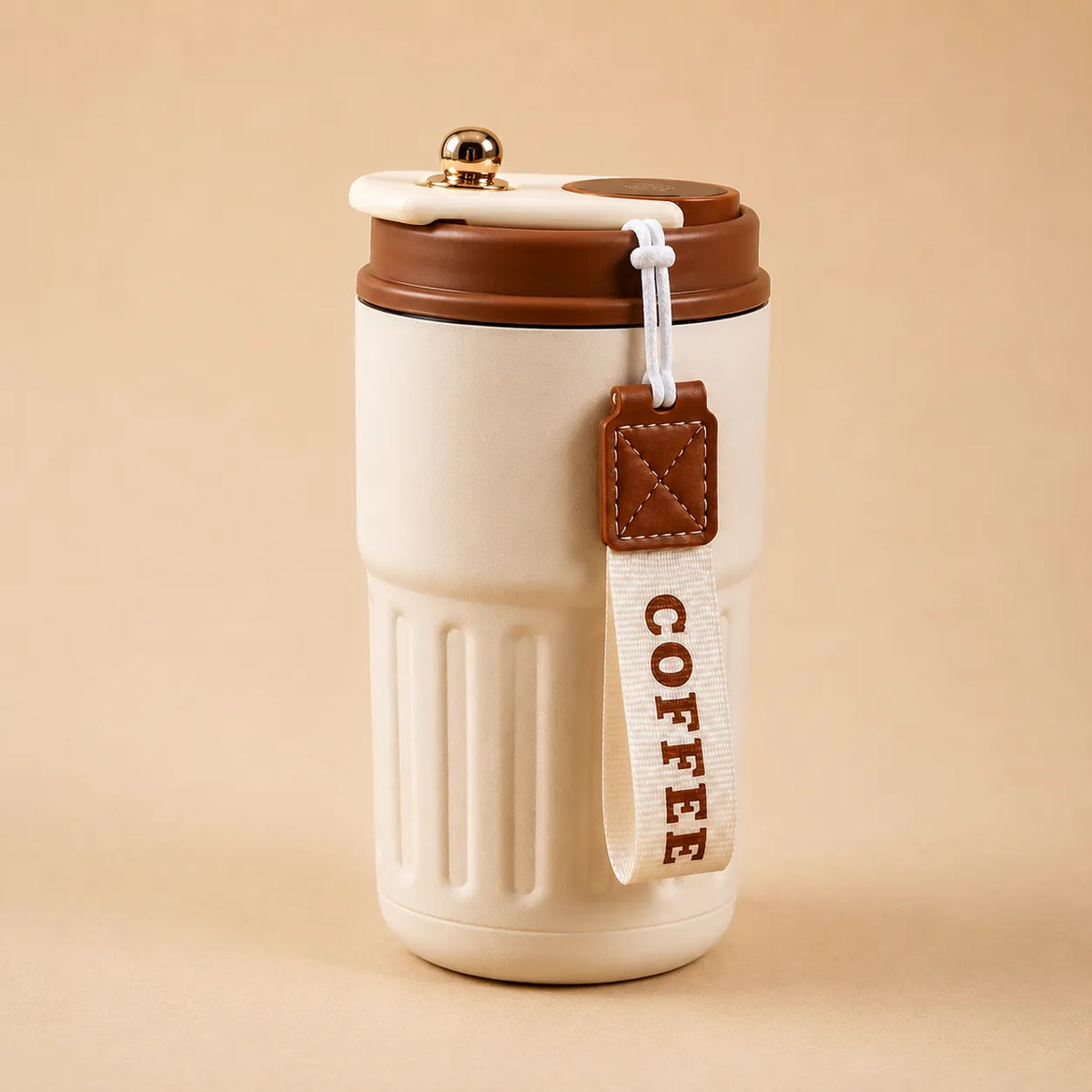 WELLZ 460ml smart temperature travel mug with 316 stainless steel interior and insulated lid