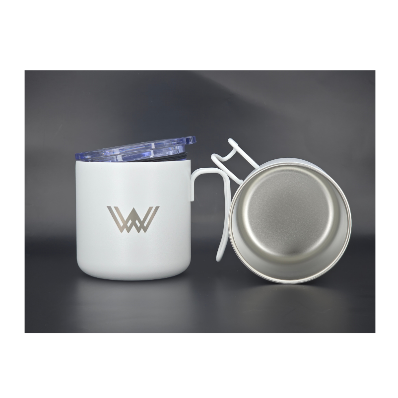 Wellz SS Double wall Softplate Coffee Mug- 350ml