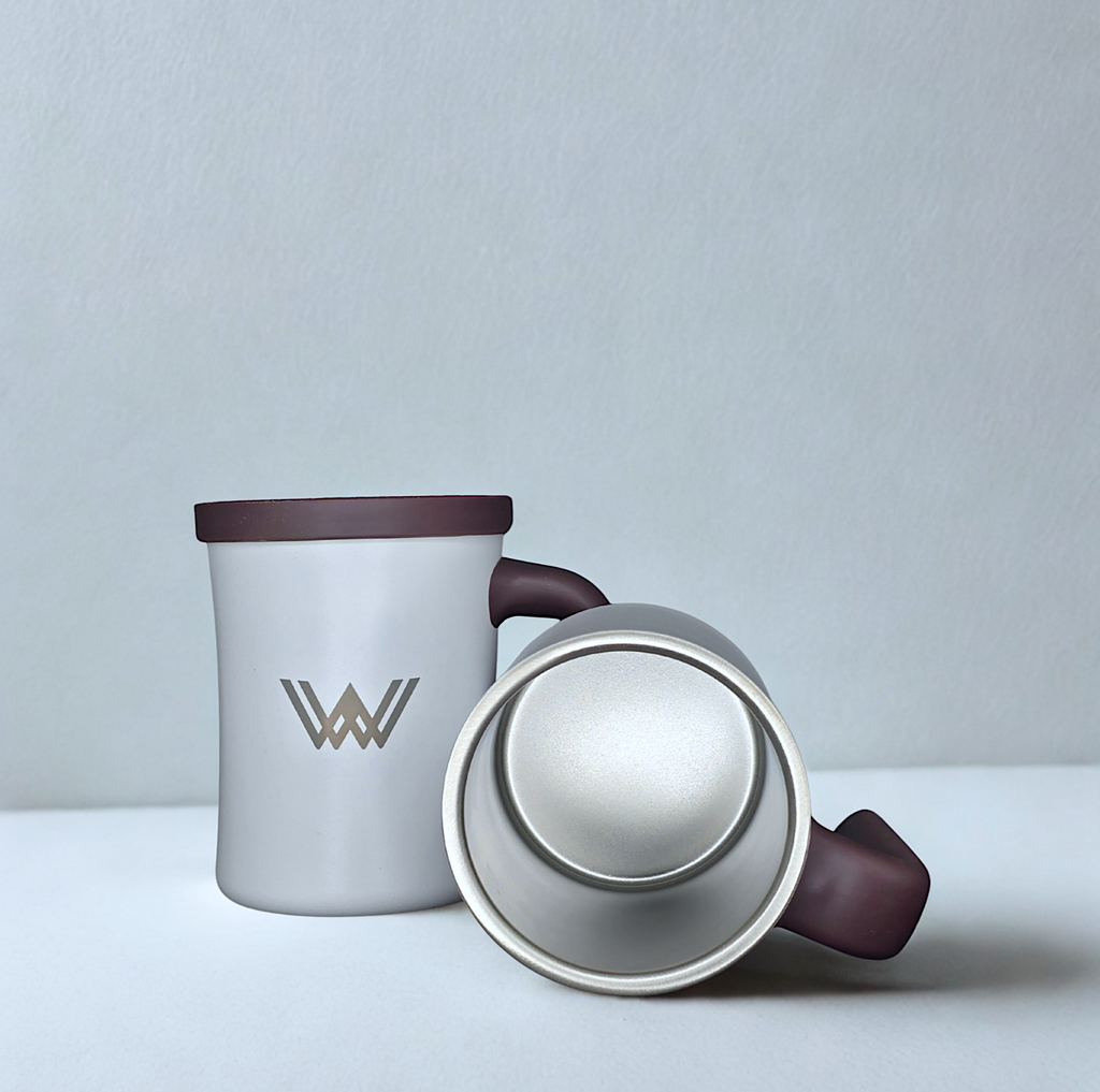 Wellz SS Softplate Insulated Coffee Mugs with TRP+PP Lid handle