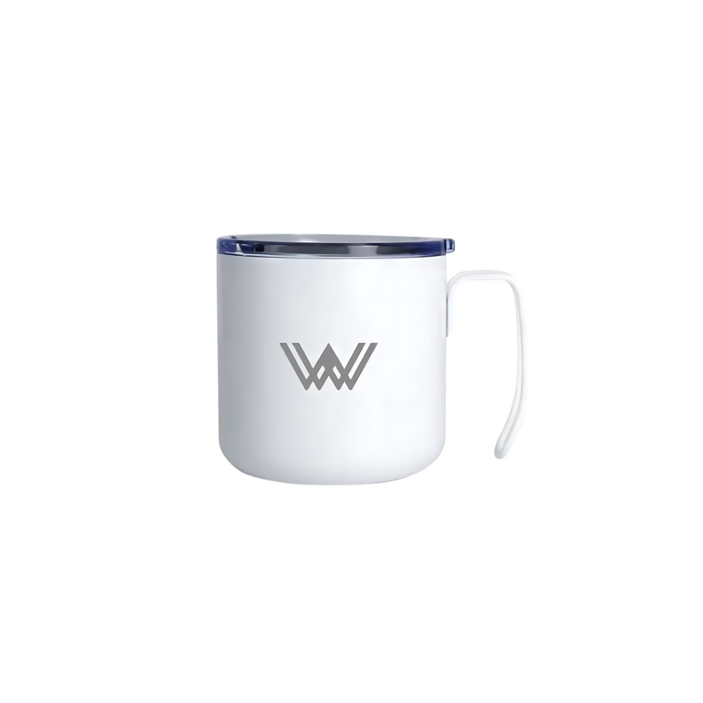 Wellz SS Double wall Softplate Coffee Mug- 350ml