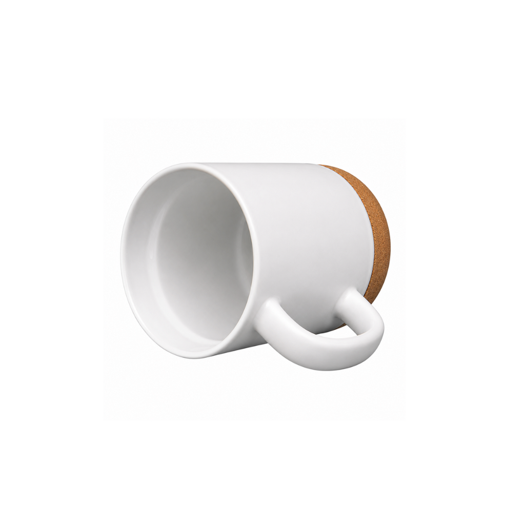 WELLZ Ceramic Mug with Cork and Lid