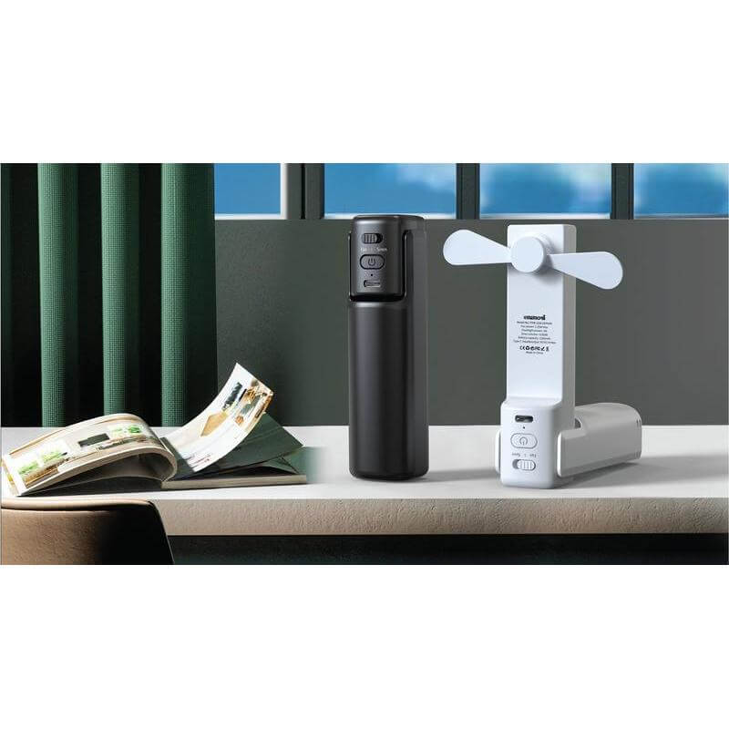 memorii 4-in-1 (Fan, Power bank, Safety Alarm & Torch)