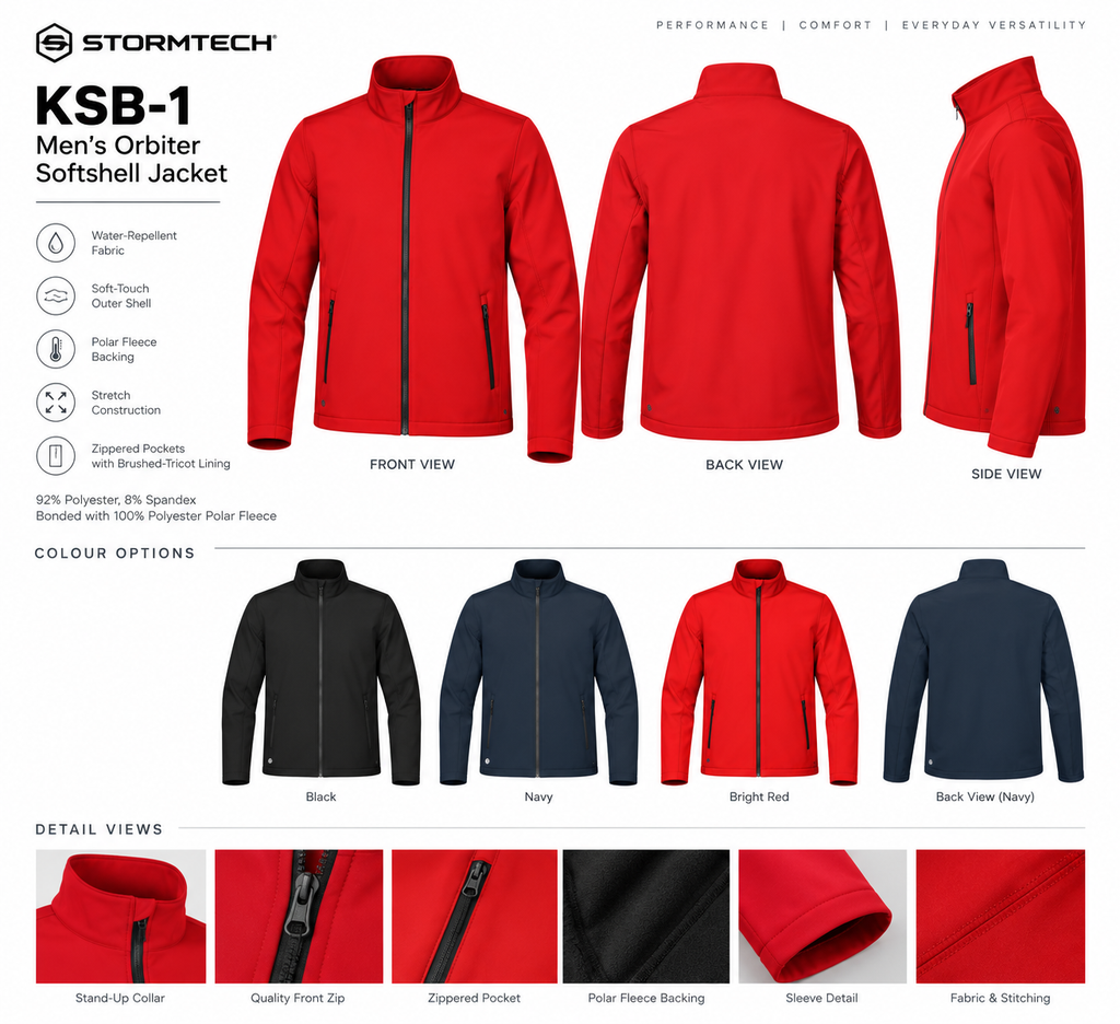 Stormtech KSB-1 Men's Orbiter Softshell Jacket