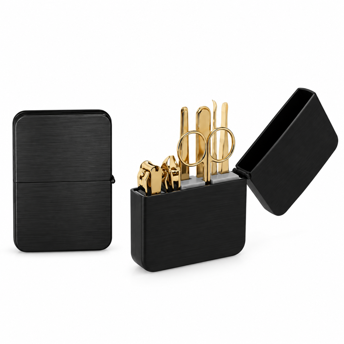 WELLZ Premium 7-Piece Gold Plated Manicure Set